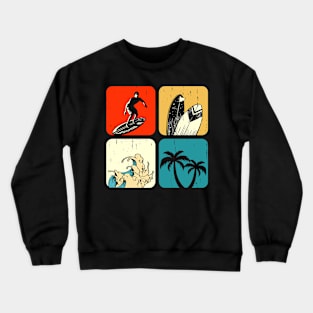 Surfing T Shirt For Women Men Crewneck Sweatshirt